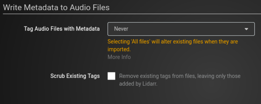 write metadata